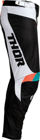 Pantaloni Enduro Pulse React White/Black