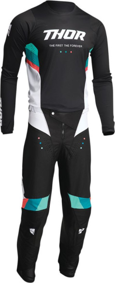 Pantaloni Enduro Pulse React White/Black