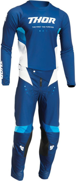 Pantaloni Enduro Pulse React Nay/White