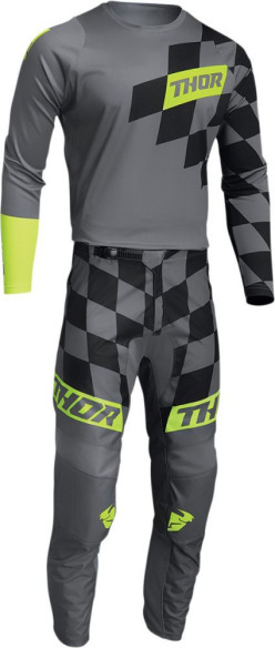 Pantaloni Enduro Sector Birdrock Gray/Acid