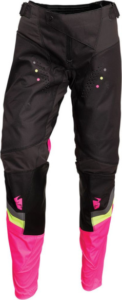 Pantaloni Enduro Dama Pulse Rev Charcoal/Fluo Pink