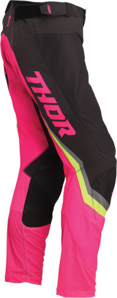 Pantaloni Enduro Dama Pulse Rev Charcoal/Fluo Pink