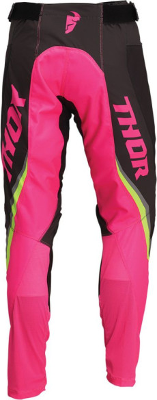 Pantaloni Enduro Dama Pulse Rev Charcoal/Fluo Pink