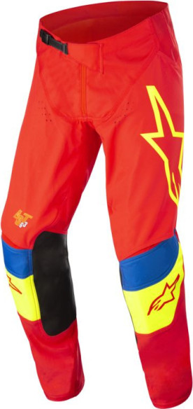 Pantaloni Enduro Techstar Quadro Rd/Wht/Ylw