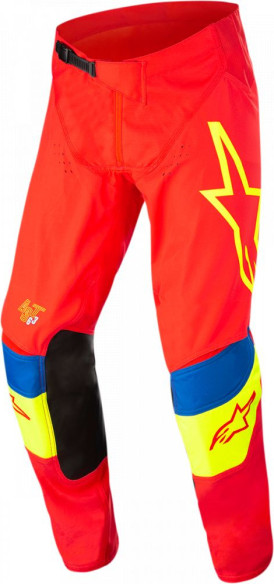 Pantaloni Enduro Techstar Quadro Rd/Wht/Ylw