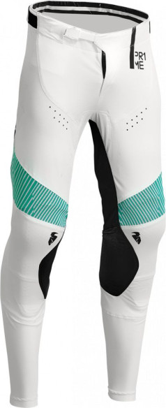 Pantaloni Moto Enduro Prime Tech White/Teal 23