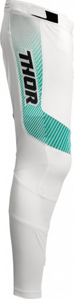Pantaloni Moto Enduro Prime Tech White/Teal 23