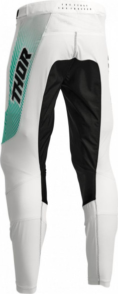 Pantaloni Moto Enduro Prime Tech White/Teal 23