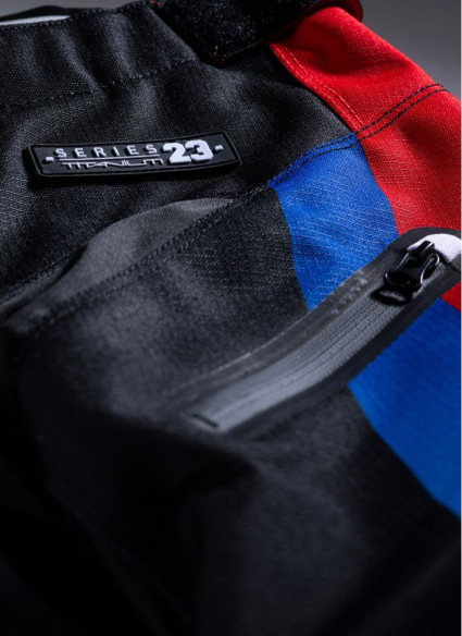 Pantaloni Moto Enduro Titanium Red/Black 23