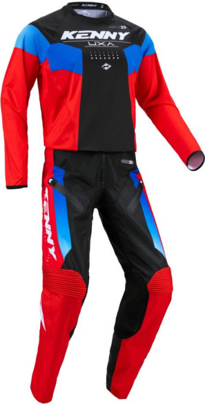 Pantaloni Moto Enduro Titanium Red/Black 23