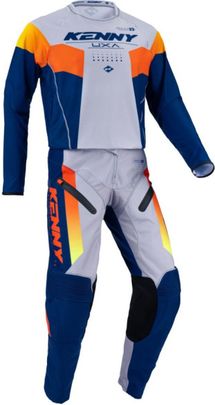 Pantaloni Moto Enduro Titanium Navy/Grey 23