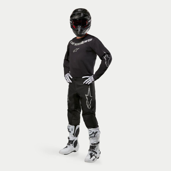 Pantaloni Moto Enduro/MX Fluid Graphite Black/Silver 24