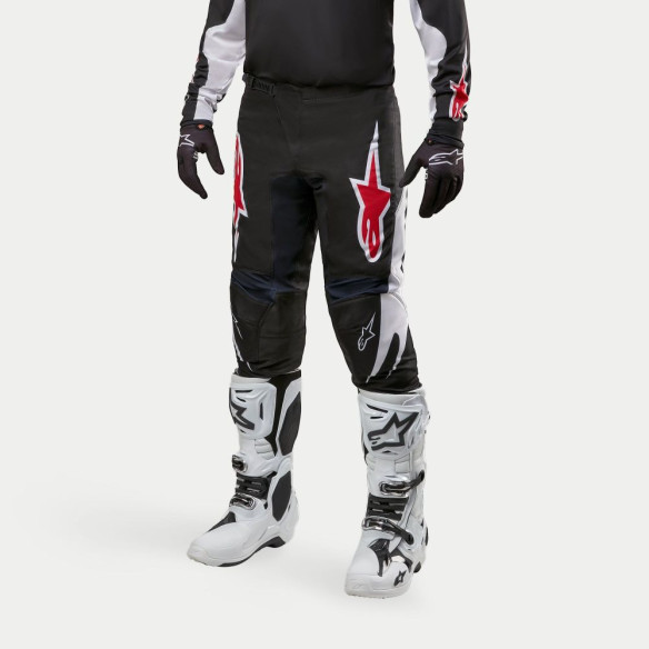 Pantaloni Moto Enduro/MX Fluid Lucent Black/White/Red 24