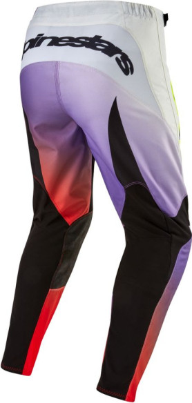 Pantaloni Moto Enduro/MX Fluid Lucent White/Red/Yellow Fluo 24