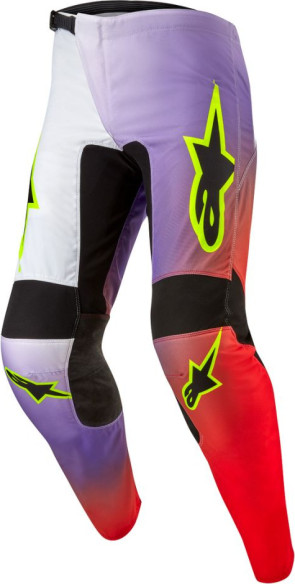 Pantaloni Moto Enduro/MX Fluid Lucent White/Red/Yellow Fluo 24