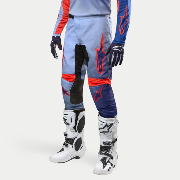 Pantaloni Moto Enduro/MX Fluid Lucent Blue Ram/Hot Orange 24