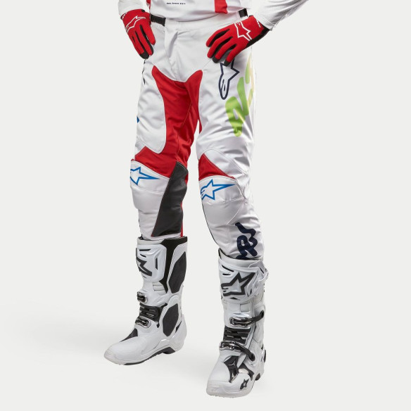 Pantaloni Moto Enduro/MX Racer Hana White/Multicolor 24