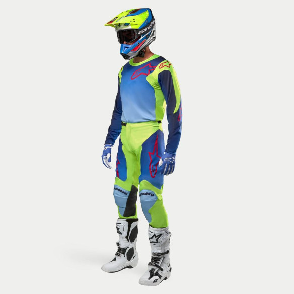 Pantaloni Moto Enduro/MX Racer Hoen Yellow/Blue 24