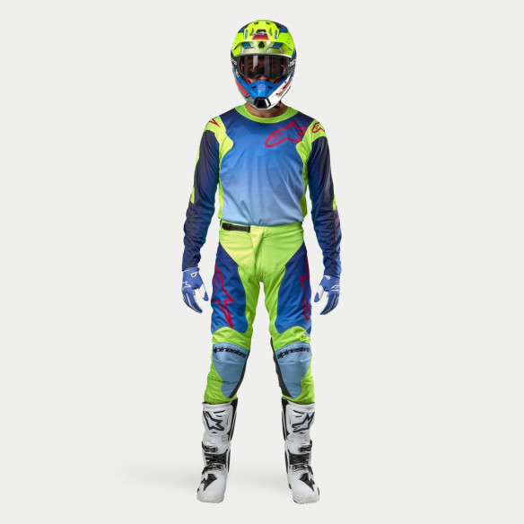 Pantaloni Moto Enduro/MX Racer Hoen Yellow/Blue 24