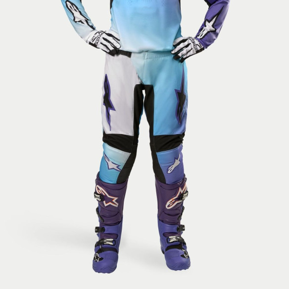 Pantaloni Moto Enduro/MX Dama Stella Fluid White/Turquoise 24