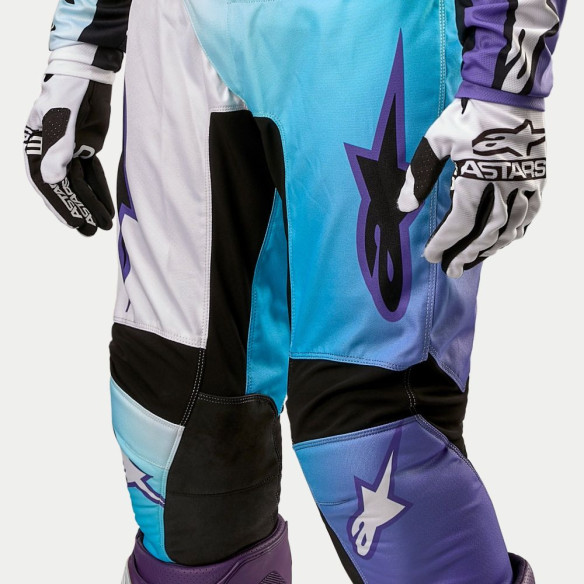 Pantaloni Moto Enduro/MX Dama Stella Fluid White/Turquoise 24