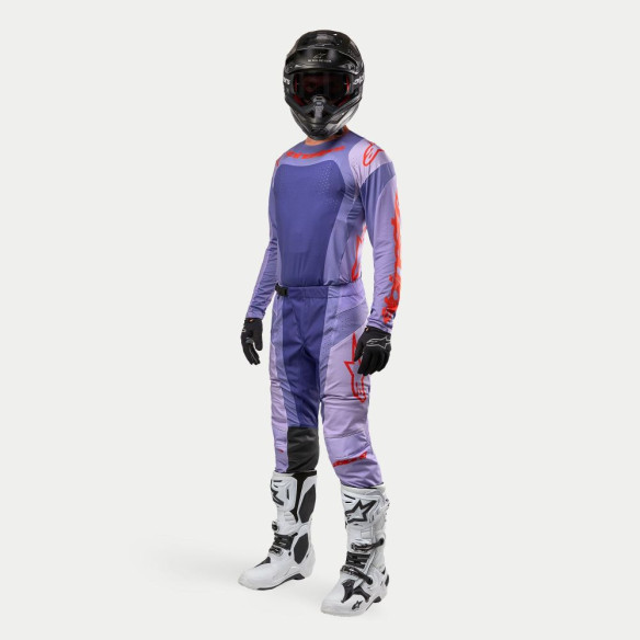 Pantaloni Moto Enduro/MX Techstar Ocuri Purple/Orange 24