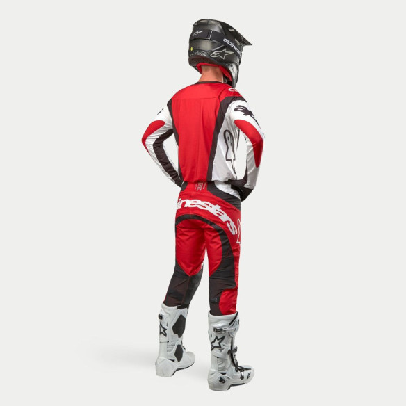 Pantaloni Moto Enduro/MX Techstar Ocuri Red/White/Black 24