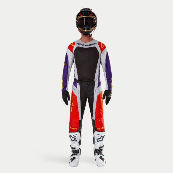Pantaloni Moto Enduro/MX Techstar Ocuri Orange/Purple 24