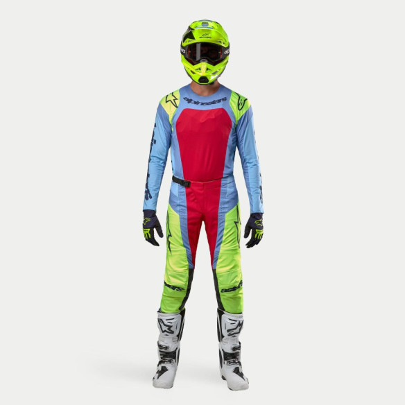 Pantaloni Moto Enduro/MX Techstar Ocuri Blue/Yellow/Red 24