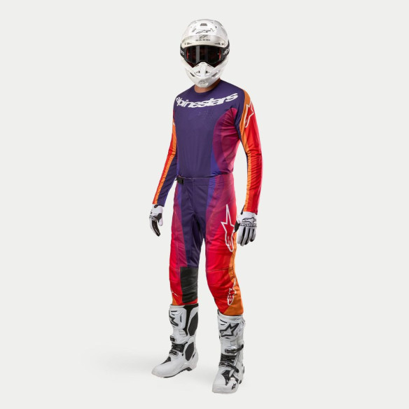 Pantaloni Moto Enduro/MX Techstar Pneuma Orange/Purple 24
