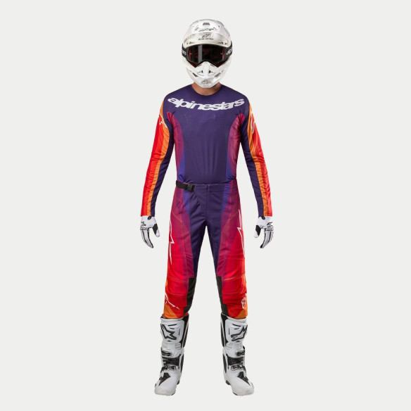 Pantaloni Moto Enduro/MX Techstar Pneuma Orange/Purple 24