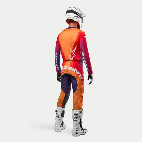 Pantaloni Moto Enduro/MX Techstar Pneuma Orange/Purple 24