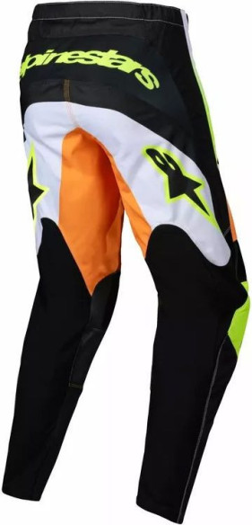 Pantaloni Moto MX/Enduro Fluid Wurx Yellow/Orange/White/Black 24