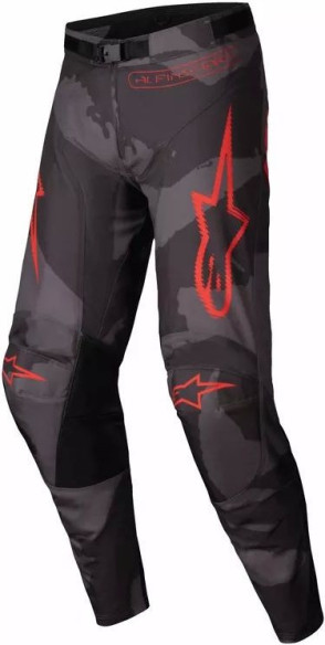 Pantaloni Moto MX/Enduro Racer Hollow Dark Camo/Red 24