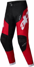 Pantaloni Moto MX/Enduro Racer Veil Black/Red 24