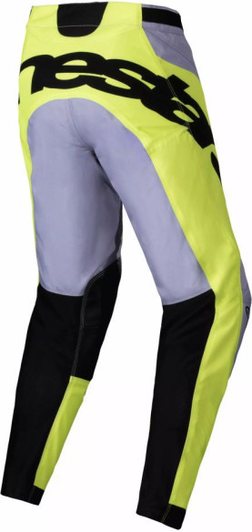 Pantaloni Moto MX/Enduro Racer Veil Grey/Yellow