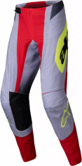 Pantaloni Moto MX/Enduro Techstar Melt Red/Grey/Yellow 24
