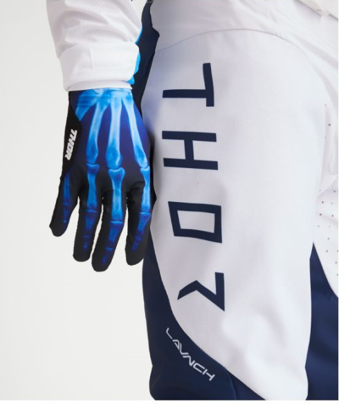 Pantaloni Moto MX/Enduro Launchmode Storm White 25