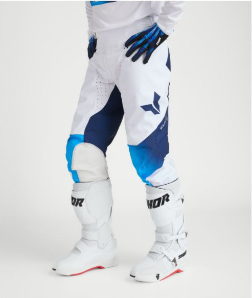 Pantaloni Moto MX/Enduro Launchmode Storm White 25