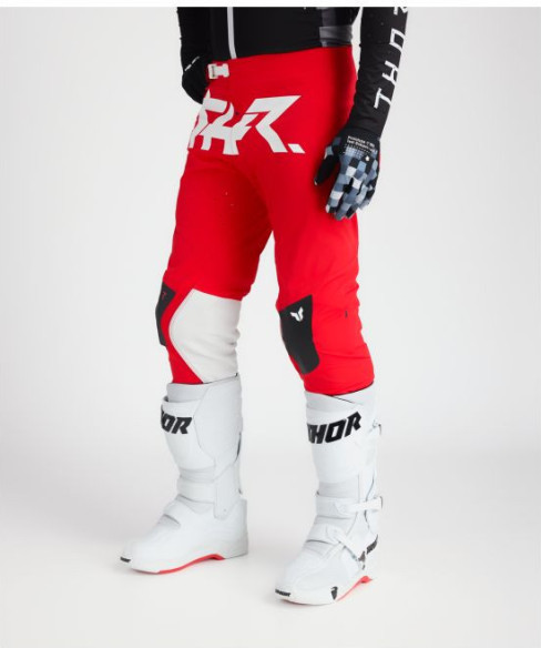 Pantaloni Moto MX/Enduro Sportmode Riot Black/Red 25