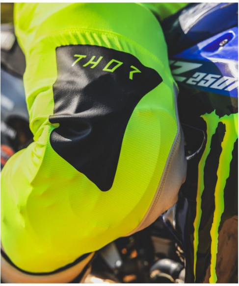 Pantaloni Moto MX/Enduro Sportmode Riot White/Acid 25
