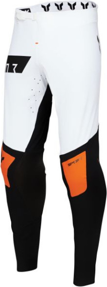 Pantaloni Moto MX/Enduro Sportmode Rogue White/Orange 25