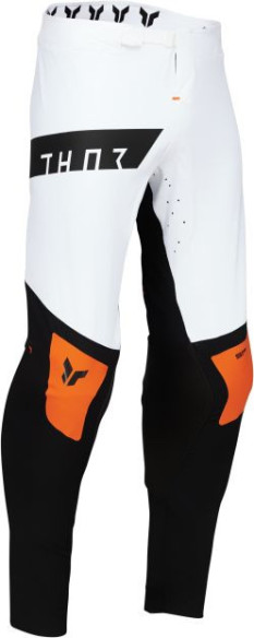 Pantaloni Moto MX/Enduro Sportmode Rogue White/Orange 25