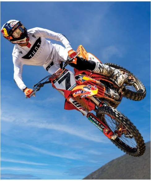 Pantaloni Moto MX/Enduro Sportmode Rogue White/Orange 25