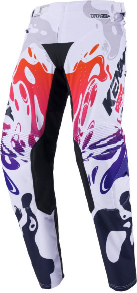 Pantaloni Moto MX/Enduro Performance Fluid White/Red/Blue/Black 25