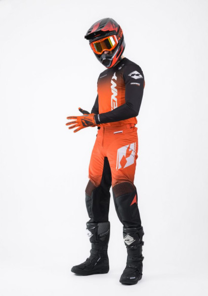 Pantaloni Moto MX/Enduro Performance Gradient Orange/Black/White 25