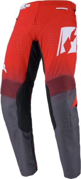 Pantaloni Moto MX/Enduro Performance Gradient Grey/Red/White/Black 25