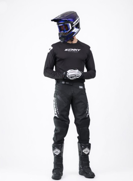 Pantaloni Moto MX/Enduro Titanium Black/White 25