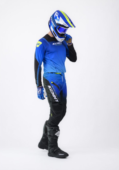 Pantaloni Moto MX/Enduro Titanium Blue/Black/White 25