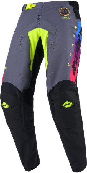 Pantaloni Moto MX/Enduro Track Focus Neon Grey/Black/Yellow/Blue/Pink 25